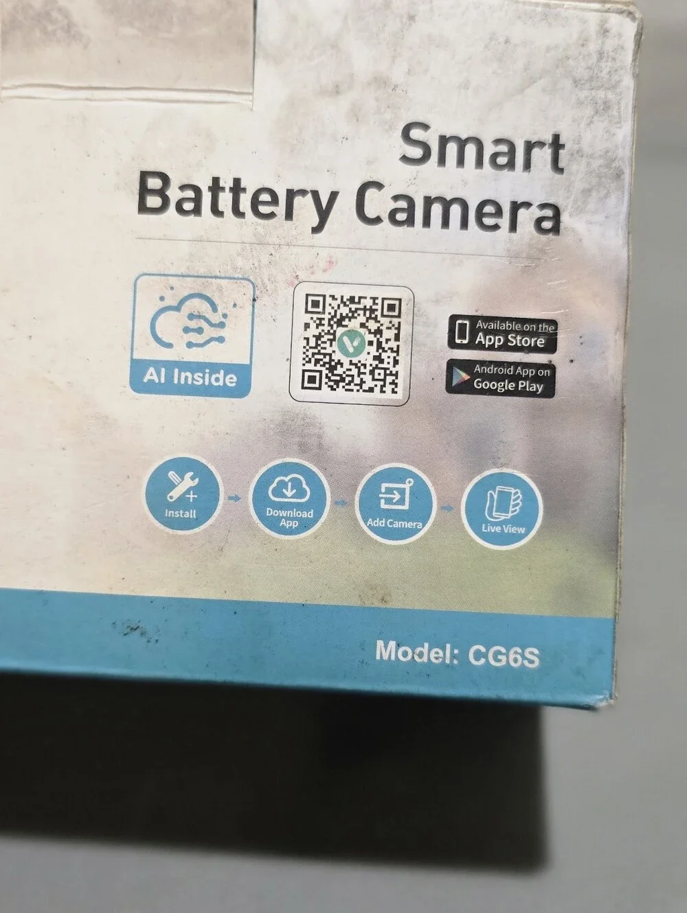 Smart Battery Camera - Black